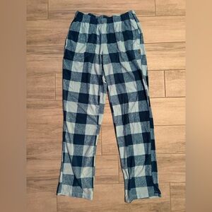 Eddie Bauer Blue Checkered Women's Pajama Lounge Pants